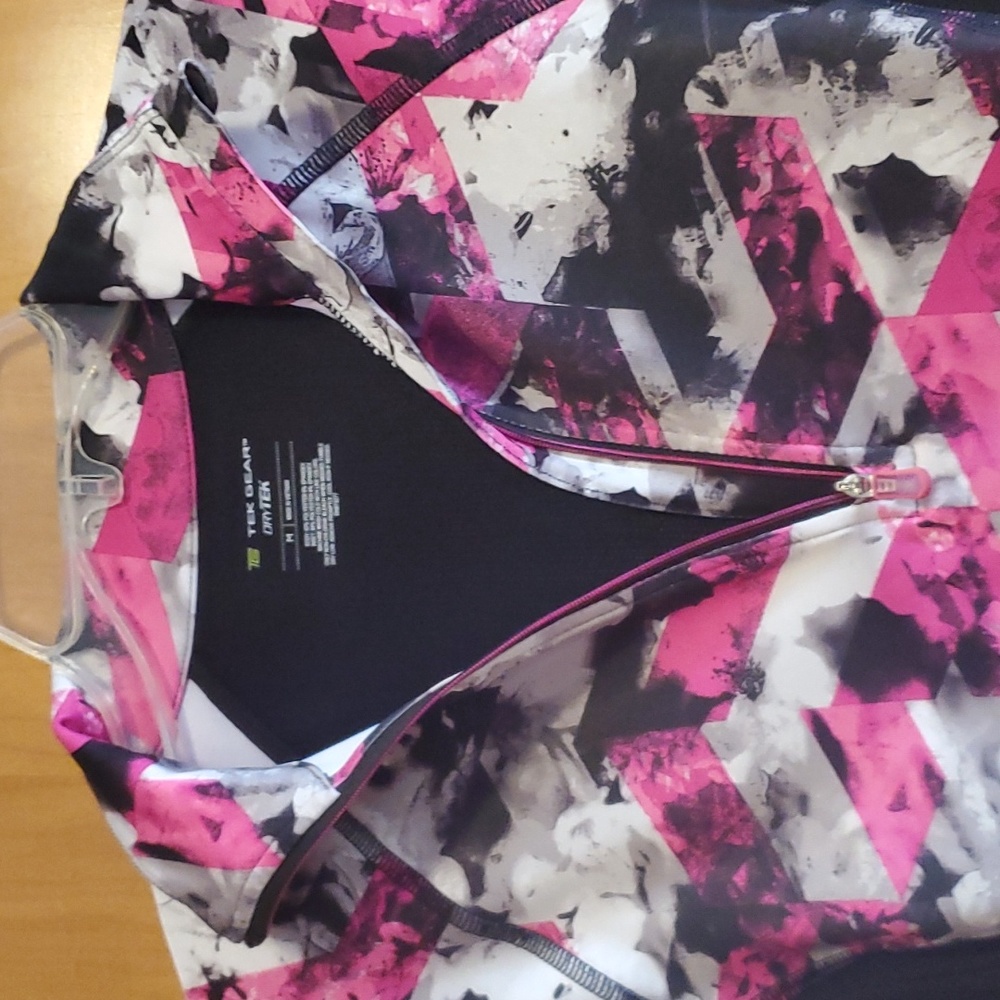 Tek Gear Dry Tek Workout Jacket. Size Medium Long Sleeved with Thumb Holes. - Picture 3 of 11